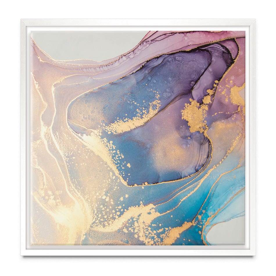 Colourful Marble Square Canvas Print wall art product coldsun777 / Shutterstock