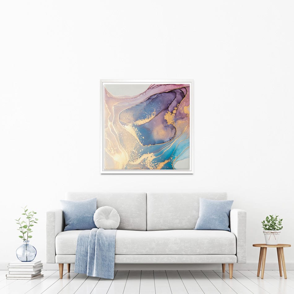 Colourful Marble Square Canvas Print wall art product coldsun777 / Shutterstock