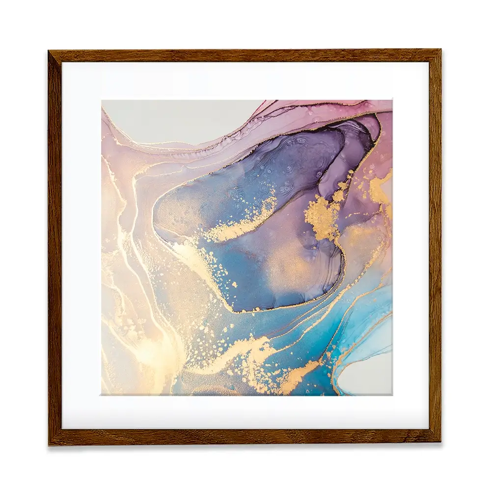 Colourful Marble Square Framed Art Print Colourful Marble Square Framed Art Print wall art product coldsun777 / Shutterstock