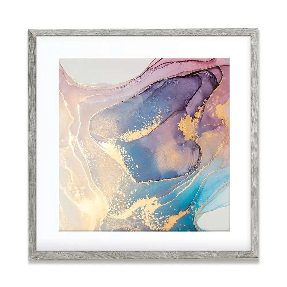 Colourful Marble Square Framed Art Print Colourful Marble Square Framed Art Print wall art product coldsun777 / Shutterstock