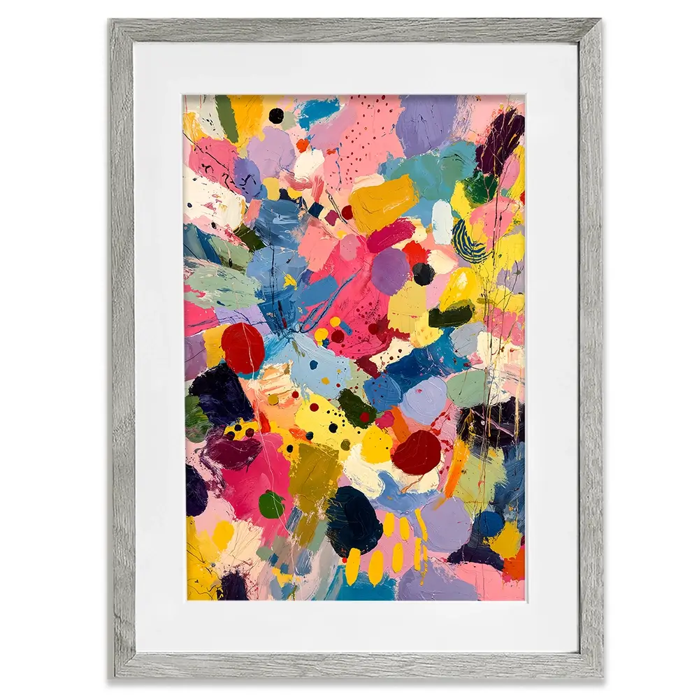 Colourful Mix Framed Art Print Colourful Mix Framed Art Print wall art product IAmHomeStudio