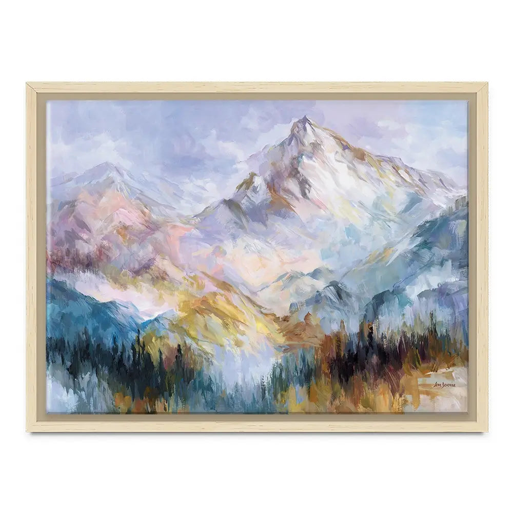 Colourful Mountain Impressions Canvas Print Colourful Mountain Impressions Canvas Print wall art product Leon Devenice
