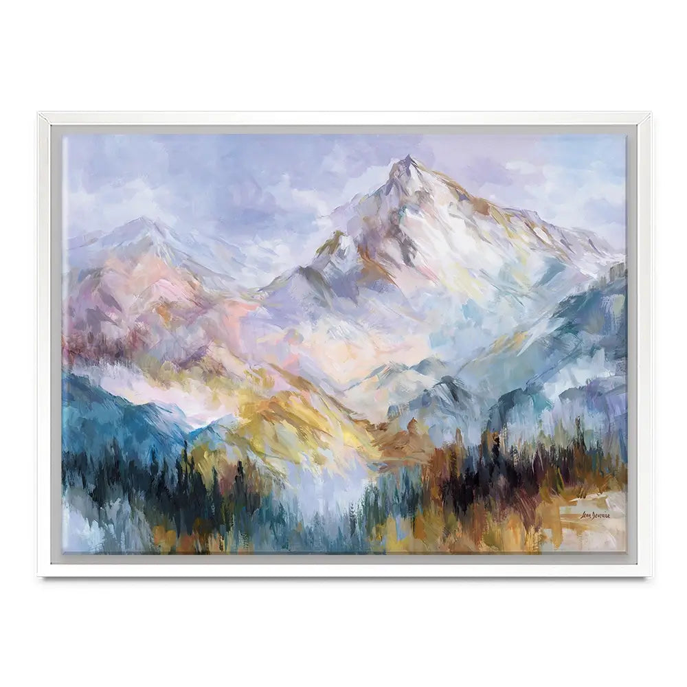 Colourful Mountain Impressions Canvas Print Colourful Mountain Impressions Canvas Print wall art product Leon Devenice