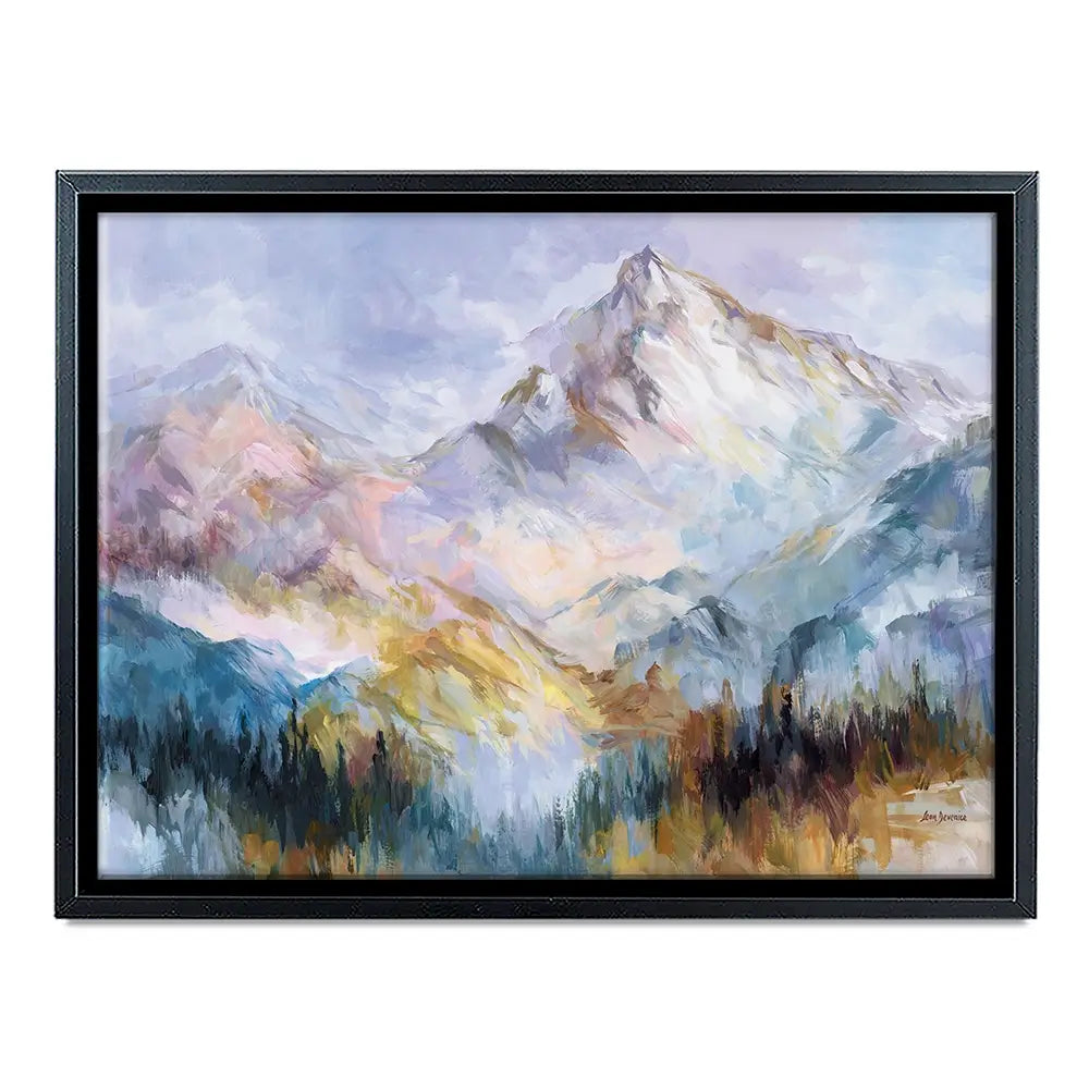 Colourful Mountain Impressions Canvas Print Colourful Mountain Impressions Canvas Print wall art product Leon Devenice