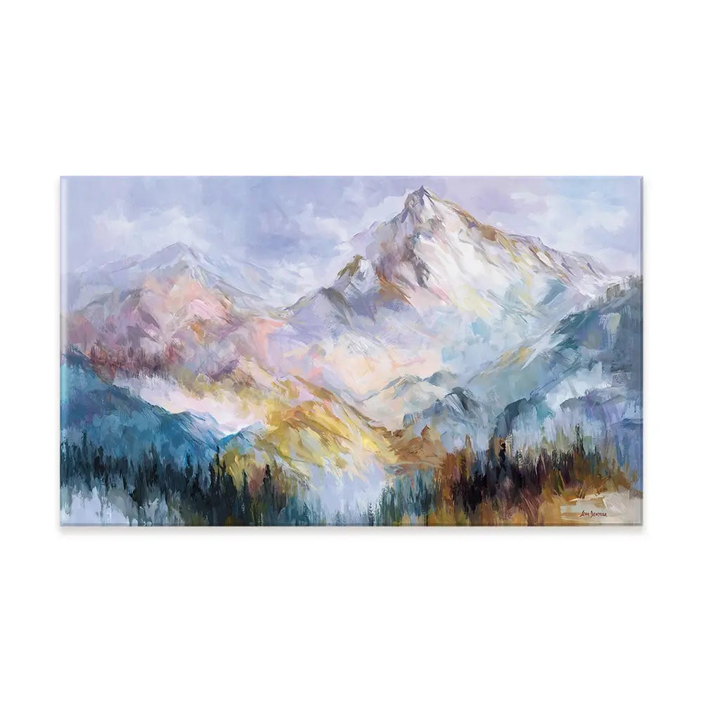 Colourful Mountain Impressions Canvas Print Colourful Mountain Impressions Canvas Print wall art product Leon Devenice