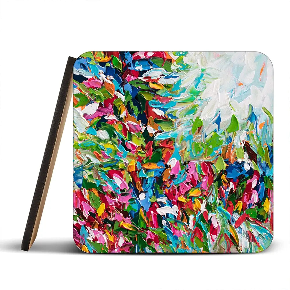 Colourful Nature Coaster Set Colourful Nature Coaster Set wall art product Olga Tkachyk