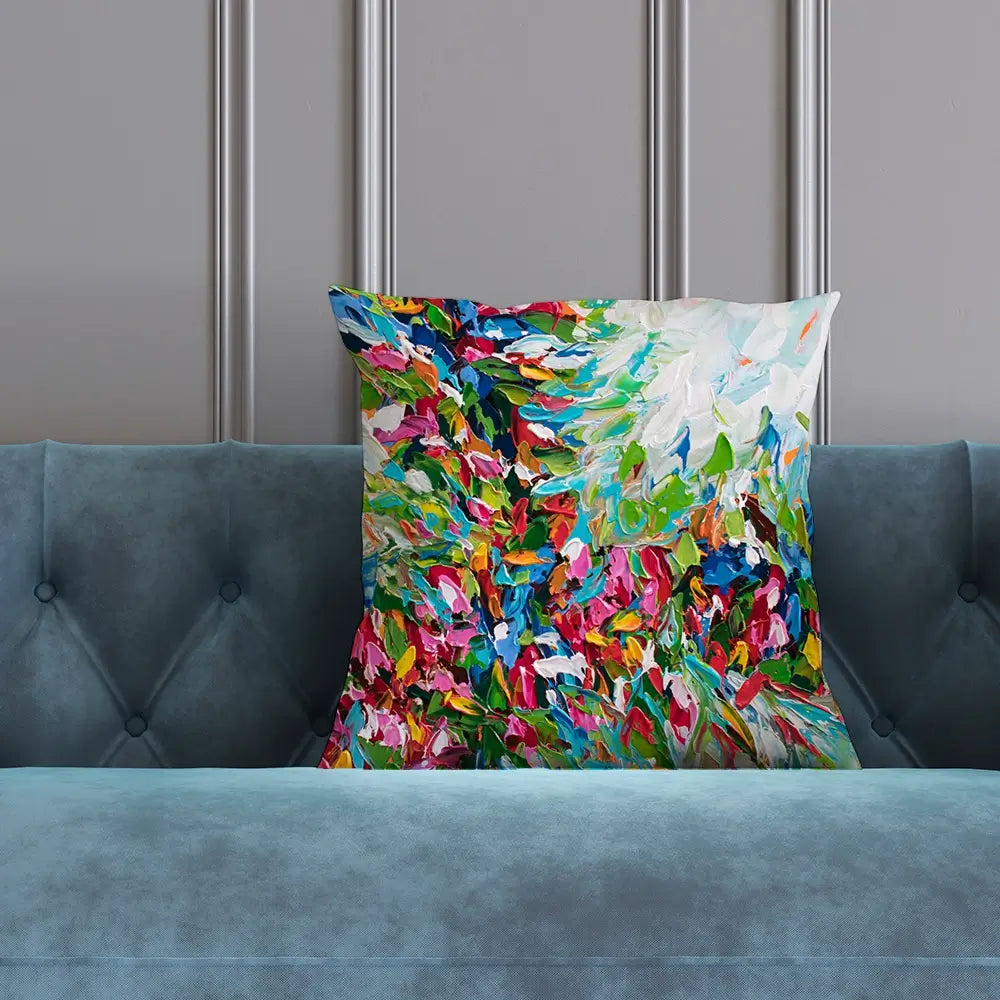 Colourful Nature Cushion Colourful Nature Cushion wall art product Olga Tkachyk