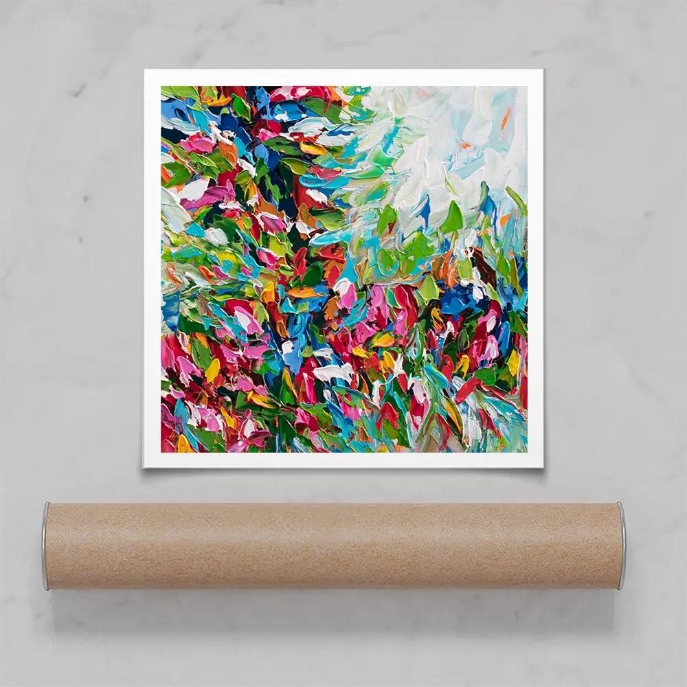 Colourful Nature Square Art Print Colourful Nature Square Art Print wall art product Olga Tkachyk
