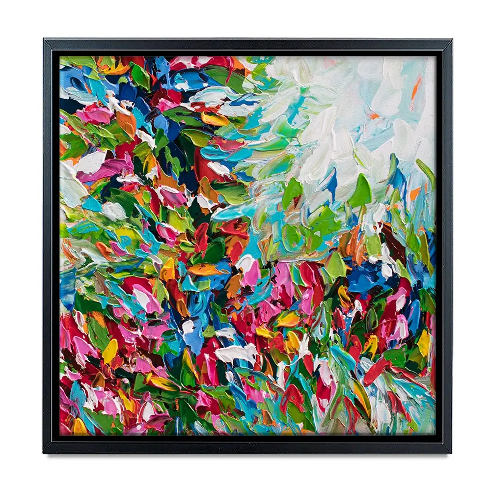 Colourful Nature Square Canvas Print Colourful Nature Square Canvas Print wall art product Olga Tkachyk