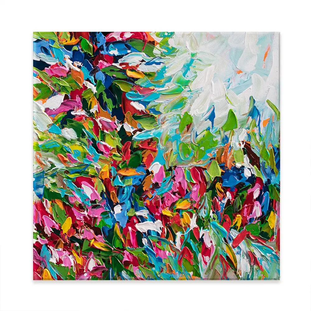 Colourful Nature Square Canvas Print Colourful Nature Square Canvas Print wall art product Olga Tkachyk