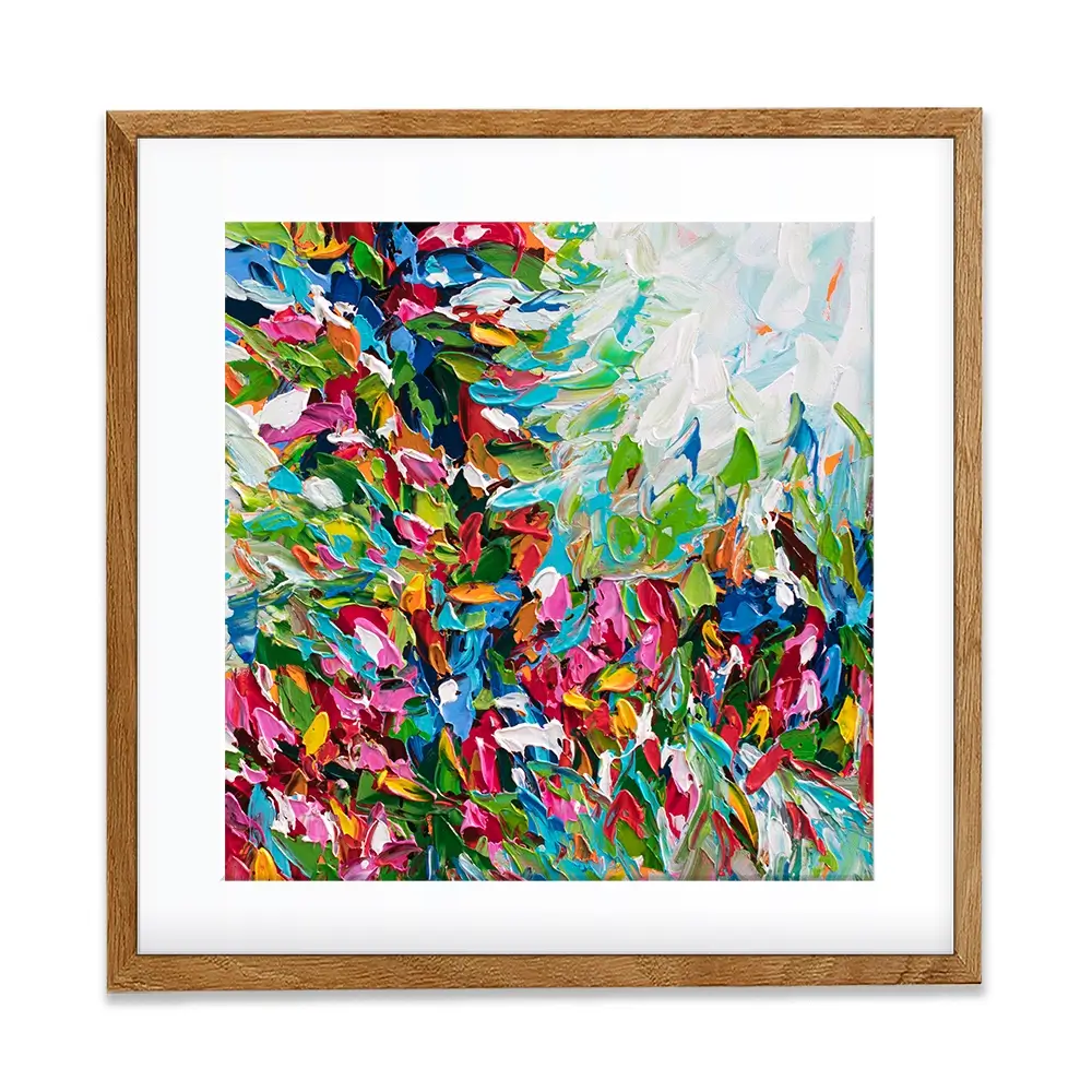 Colourful Nature Square Framed Art Print Colourful Nature Square Framed Art Print wall art product Olga Tkachyk