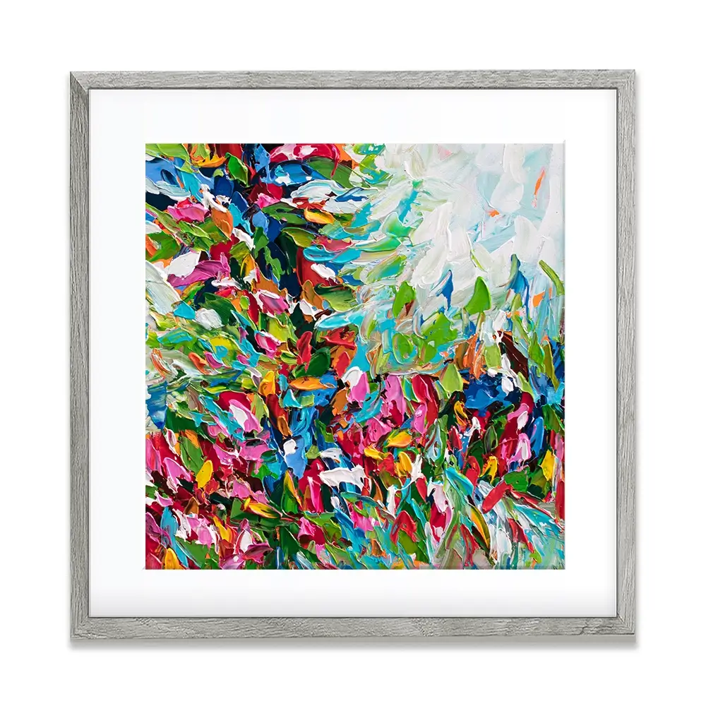Colourful Nature Square Framed Art Print Colourful Nature Square Framed Art Print wall art product Olga Tkachyk