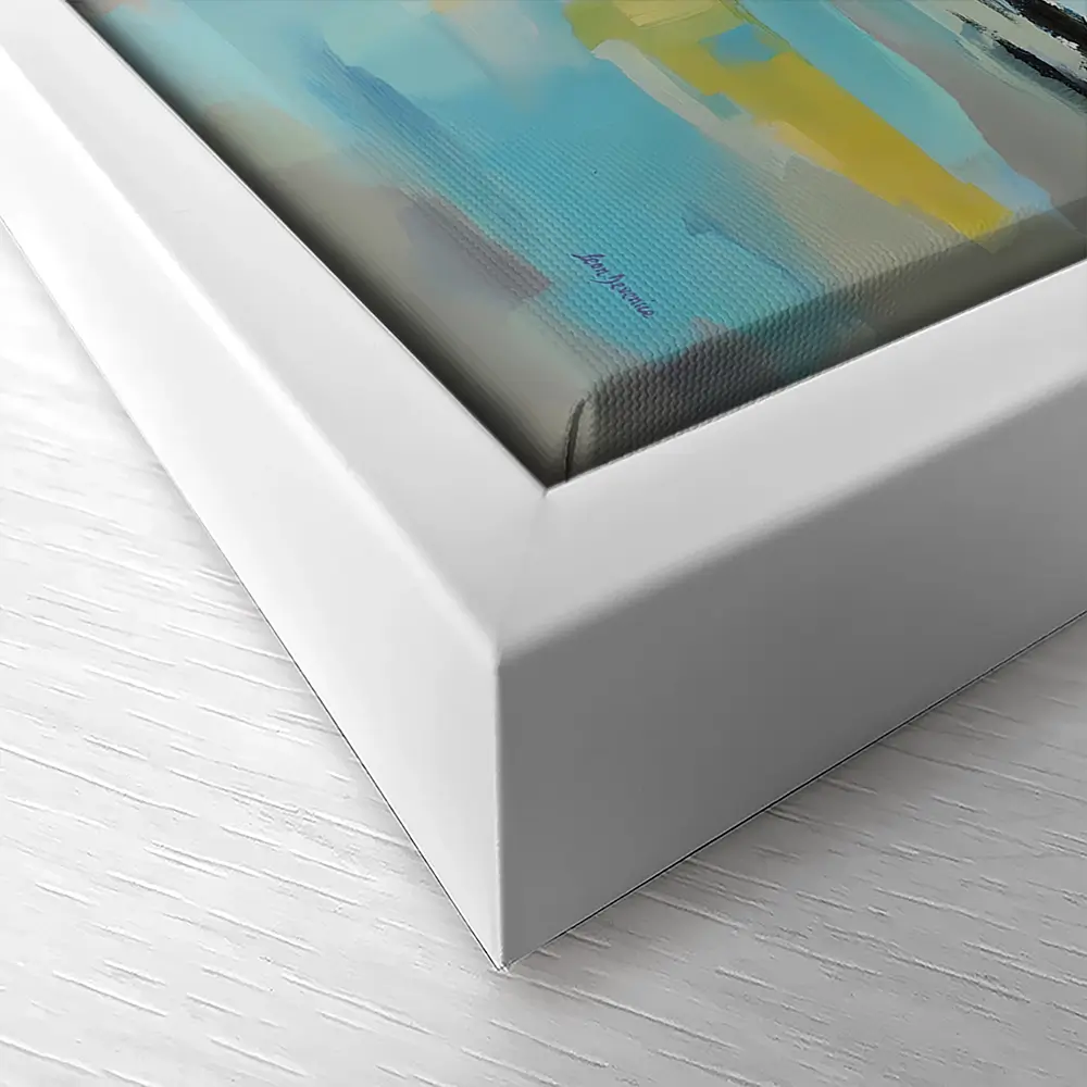 Colourful Ocean Shore Canvas Print Colourful Ocean Shore Canvas Print wall art product Leon Devenice