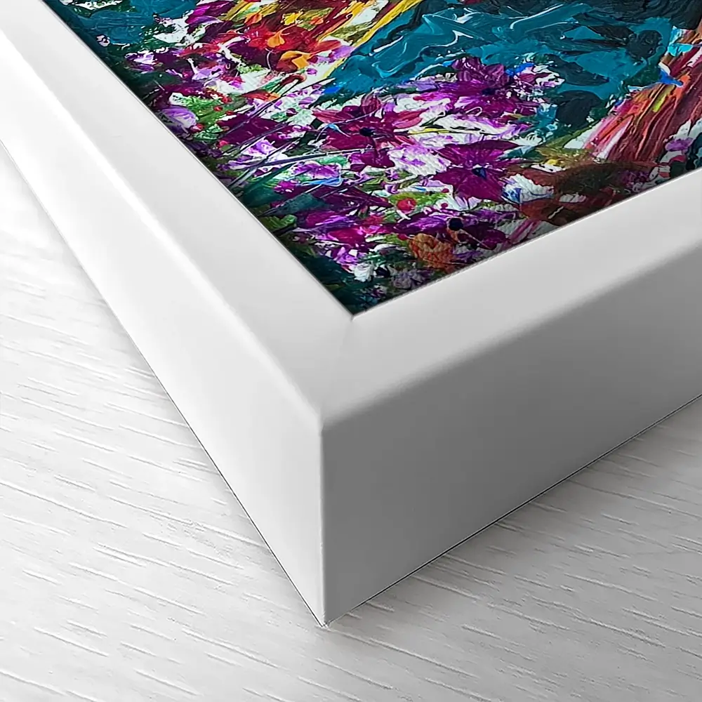 Colourful Parrots Canvas Print Colourful Parrots Canvas Print wall art product Jo Mulligan