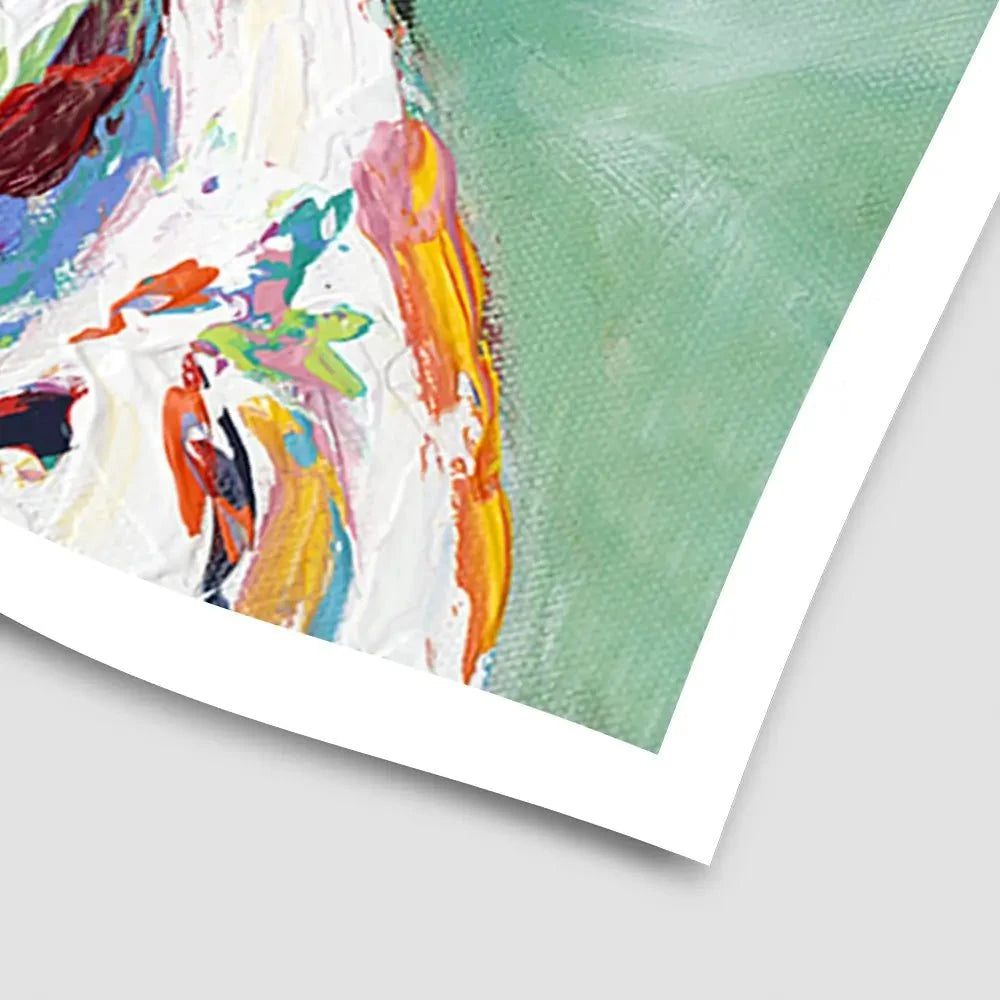 Colourful Piggy Art Print Colourful Piggy Art Print wall art product Carolee Vitaletti