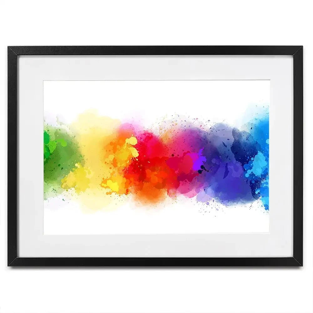 Colourful Rainbow Framed Art Print Colourful Rainbow Framed Art Print wall art product MiTo Design / Shutterstock