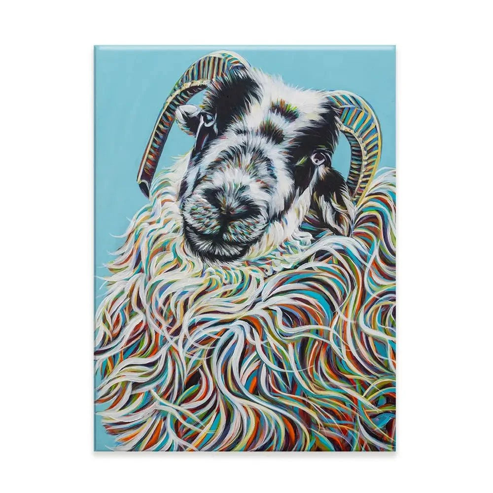 Colourful Ram Canvas Print Colourful Ram Canvas Print wall art product Carolee Vitaletti