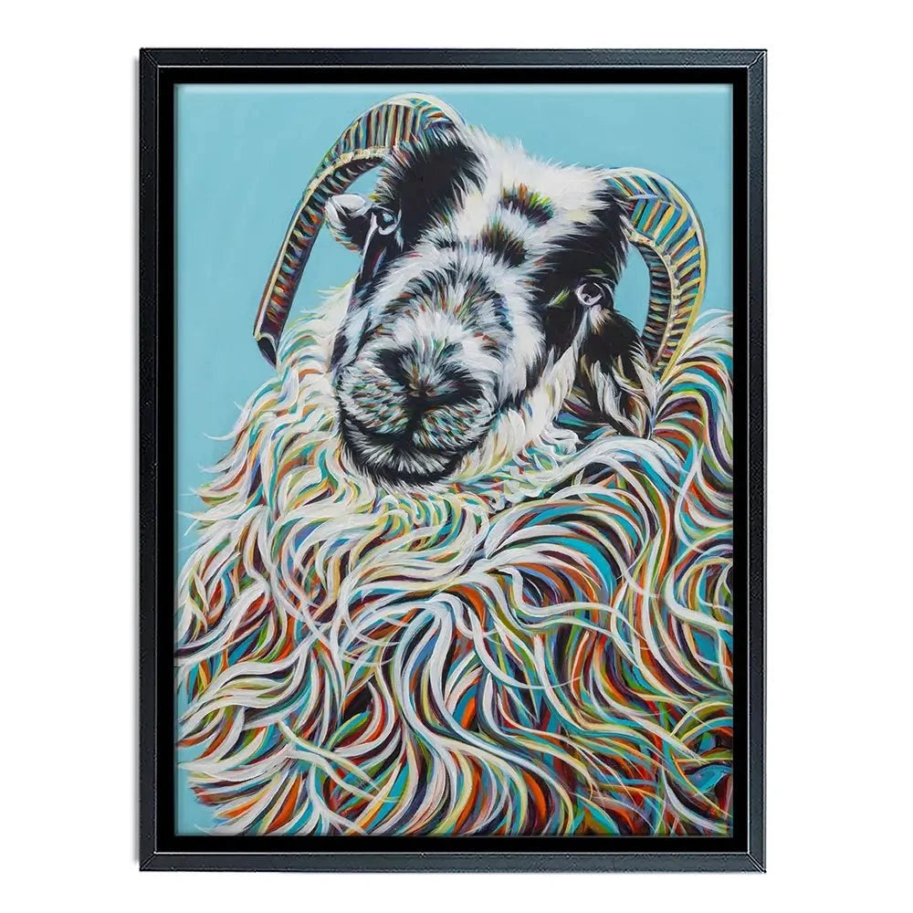 Colourful Ram Canvas Print Colourful Ram Canvas Print wall art product Carolee Vitaletti