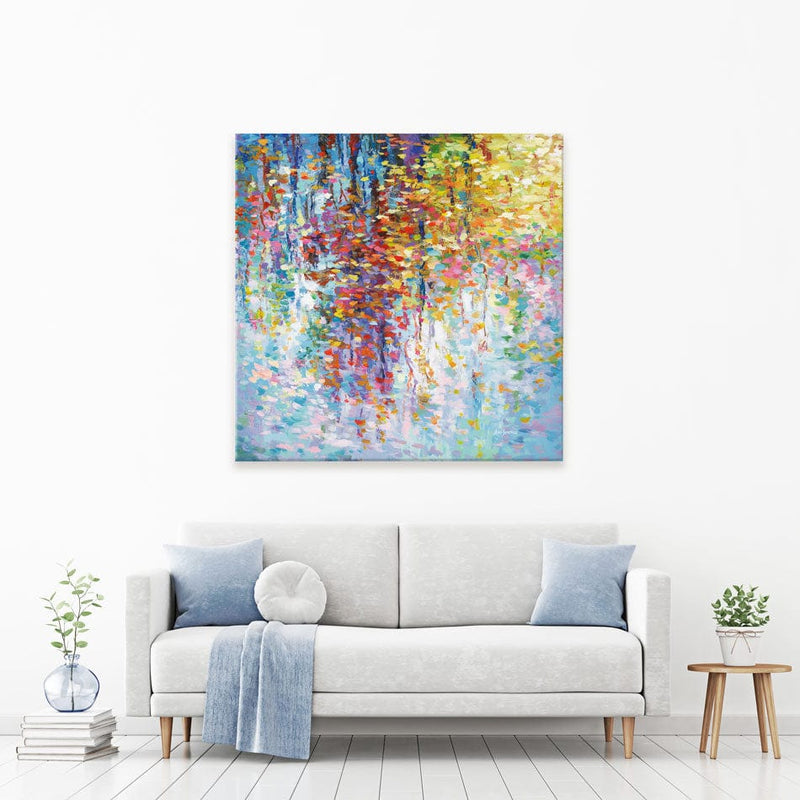 Colourful Reflections 2 Canvas Print wall art product Leon Devenice