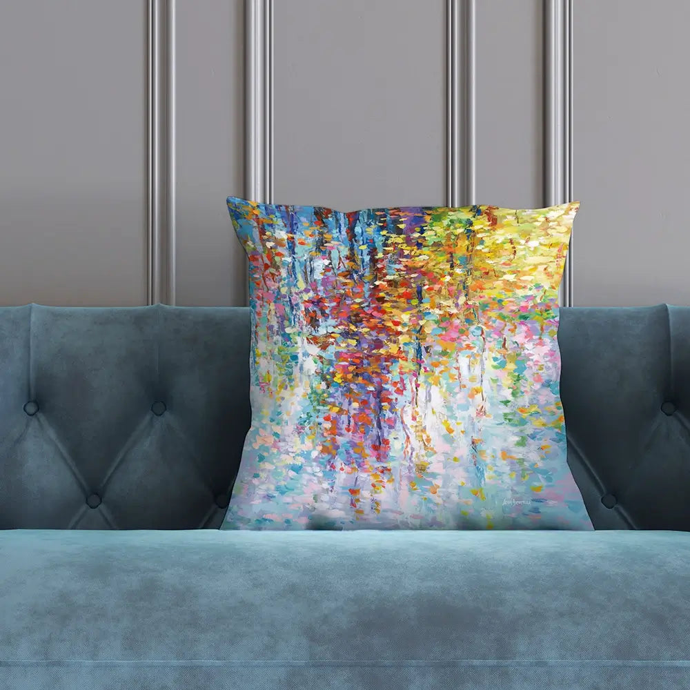 Colourful Reflections 2 Cushion Colourful Reflections 2 Cushion wall art product Leon Devenice
