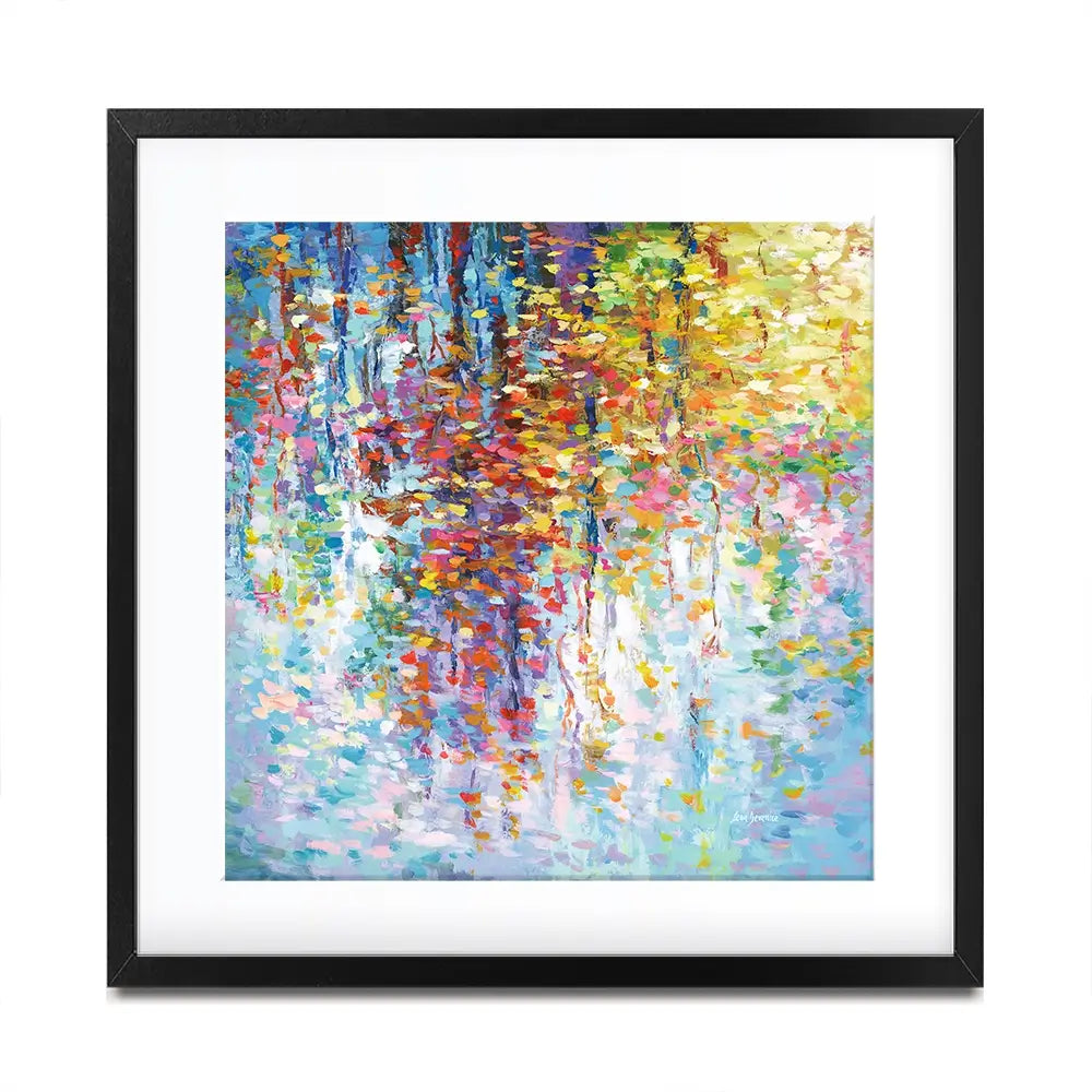 Colourful Reflections 2 Square Framed Art Print Colourful Reflections 2 Square Framed Art Print wall art product Leon Devenice