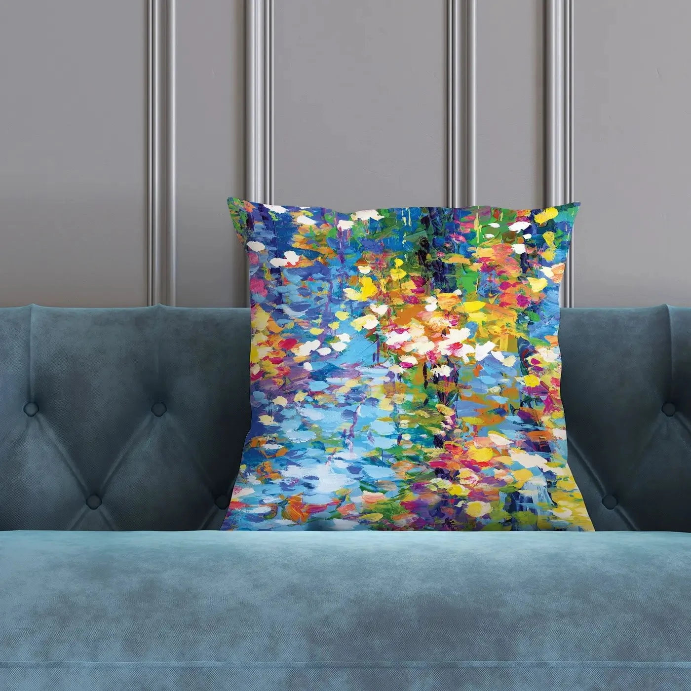 Colourful Reflections Cushion Colourful Reflections Cushion wall art product Leon Devenice