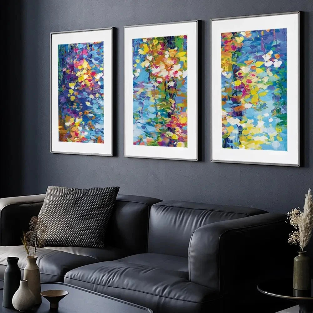 Colourful Reflections Framed Art Print Trio Colourful Reflections Framed Art Print Trio wall art product Leon Devenice