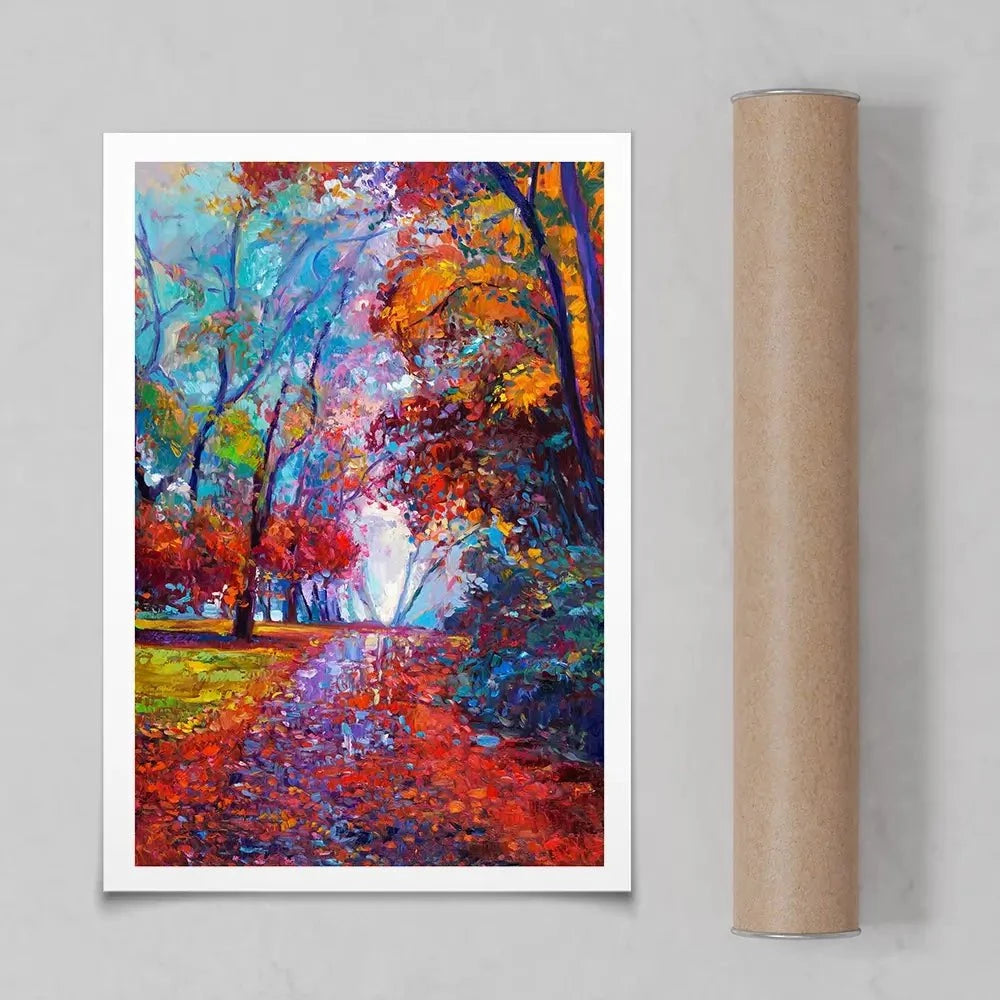 Colourful Scenic Forest Art Print Colourful Scenic Forest Art Print wall art product Boyan Dimitrov / Shutterstock