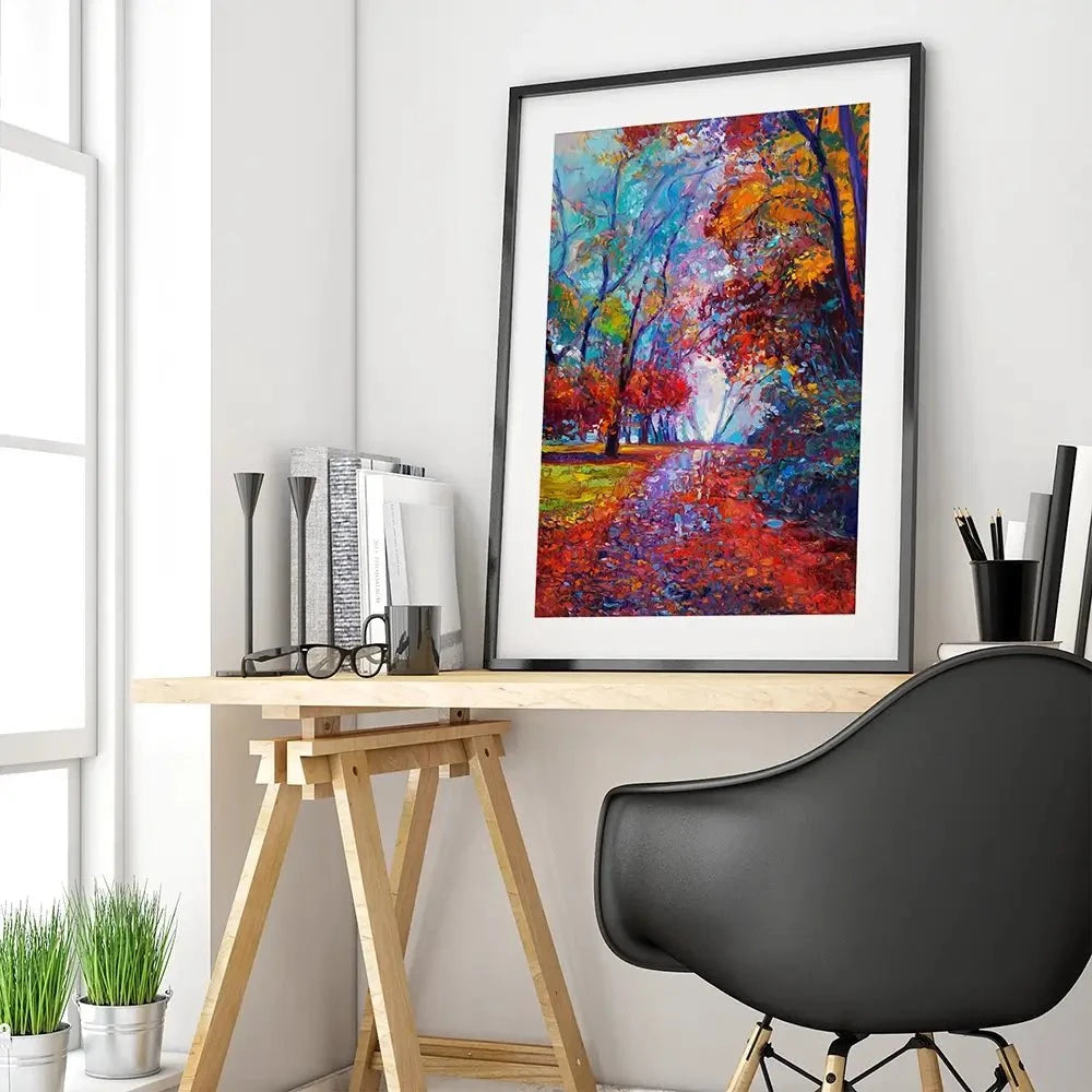 Colourful Scenic Forest Framed Art Print Colourful Scenic Forest Framed Art Print wall art product Boyan Dimitrov / Shutterstock