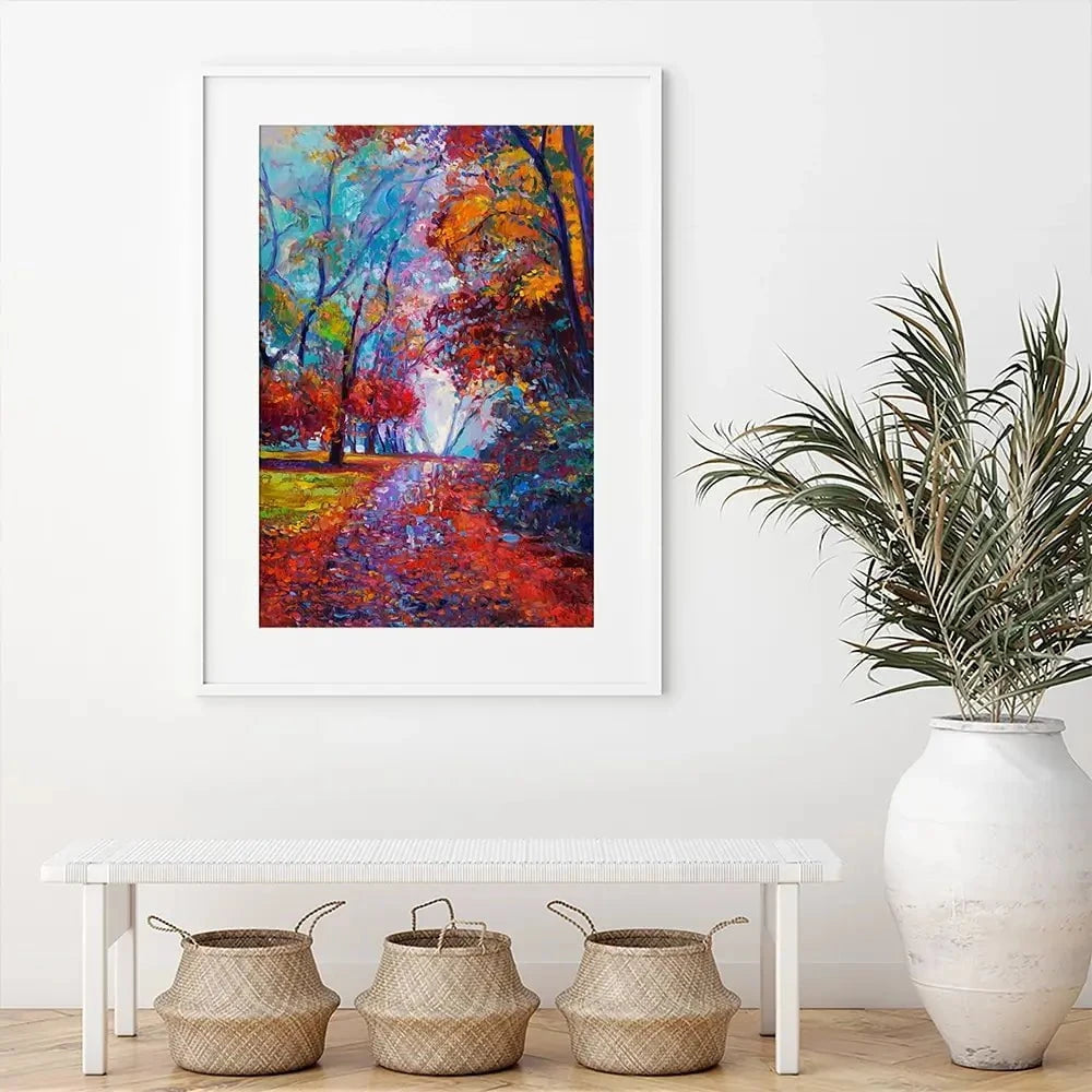 Colourful Scenic Forest Framed Art Print Colourful Scenic Forest Framed Art Print wall art product Boyan Dimitrov / Shutterstock