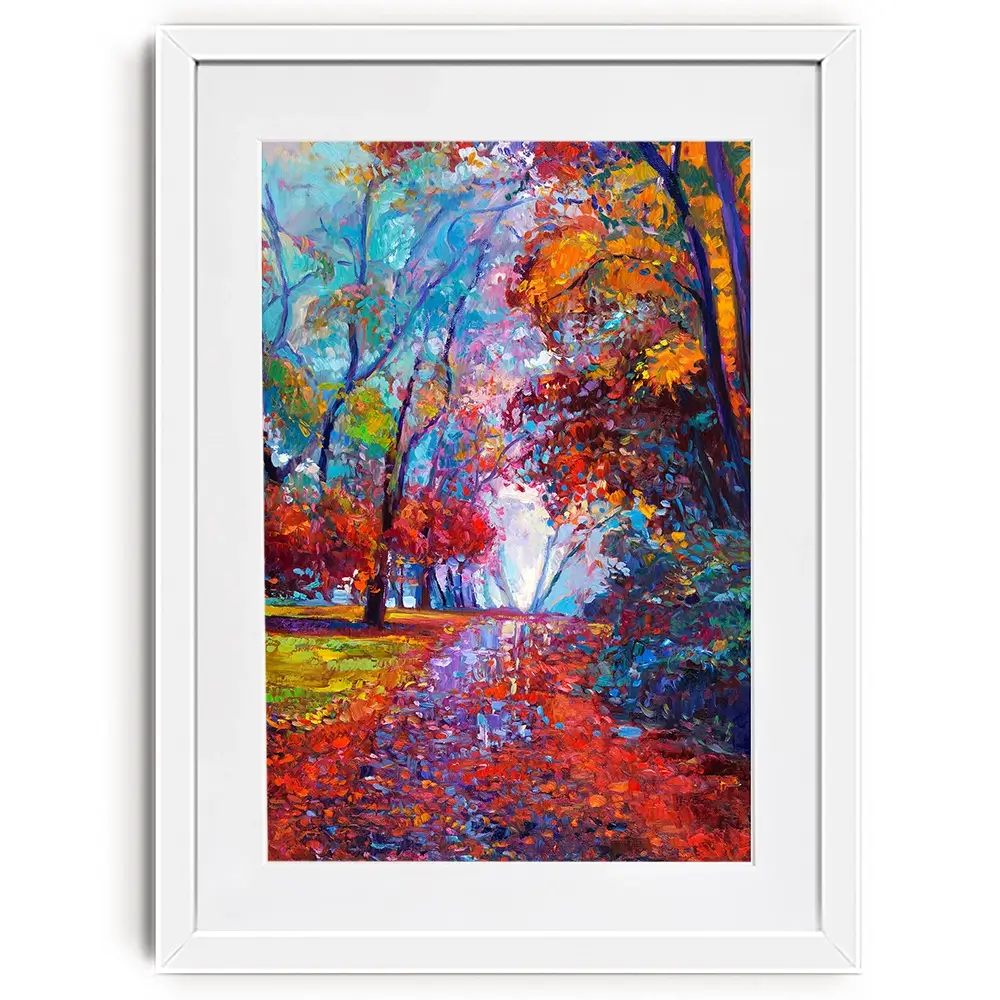 Colourful Scenic Forest Framed Art Print Colourful Scenic Forest Framed Art Print wall art product Boyan Dimitrov / Shutterstock
