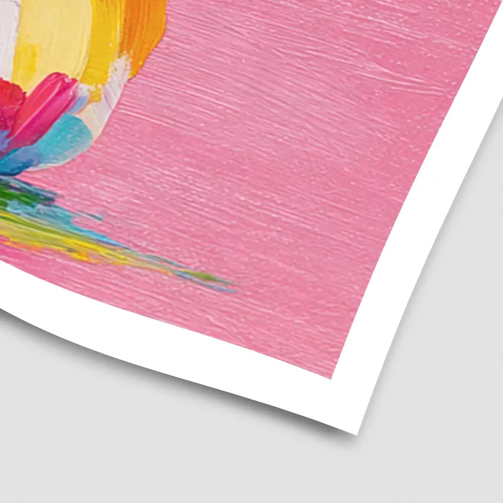 Colourful Spots Bunny Art Print Colourful Spots Bunny Art Print wall art product Petals Prints Design - Independent
