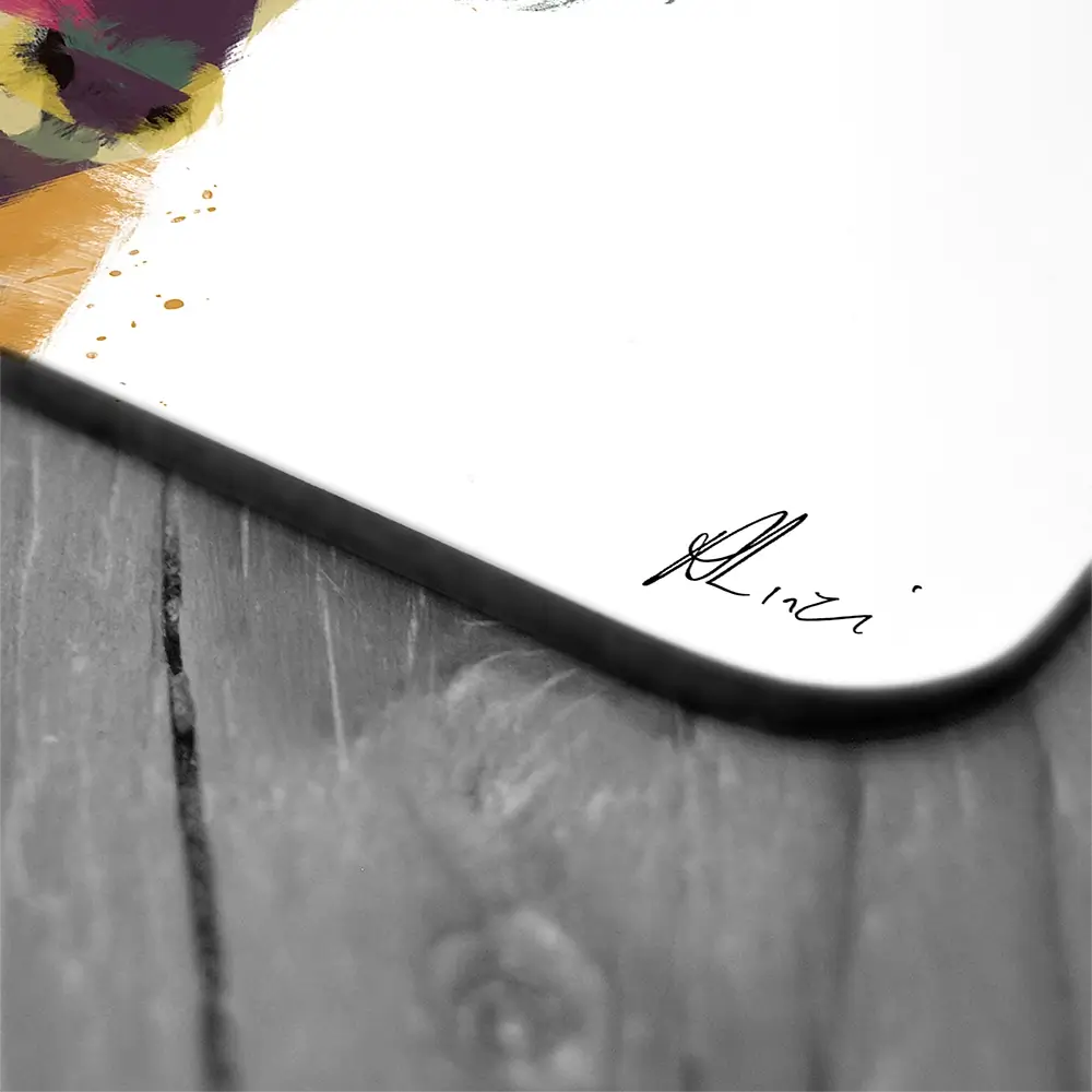 Colourful Stag Coaster Set Rainbow Soul Tree Coaster Set | Rainbow Soul Tree Art Coasters wall art product Aimee Linzi