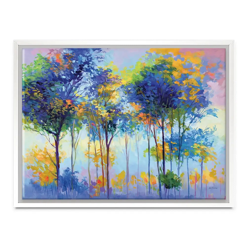 Colourful Tranquil Trees Canvas Print Colourful Tranquil Trees Canvas Print wall art product Leon Devenice