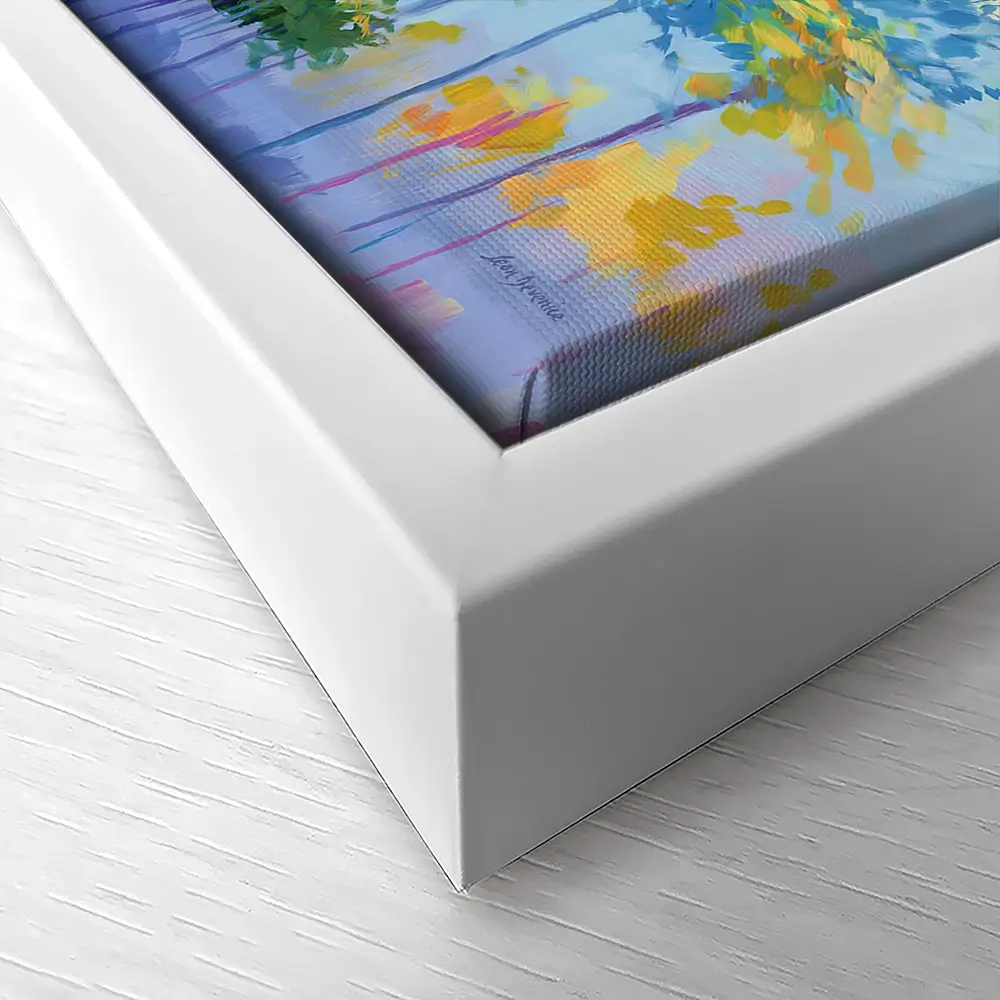 Colourful Tranquil Trees Canvas Print Colourful Tranquil Trees Canvas Print wall art product Leon Devenice