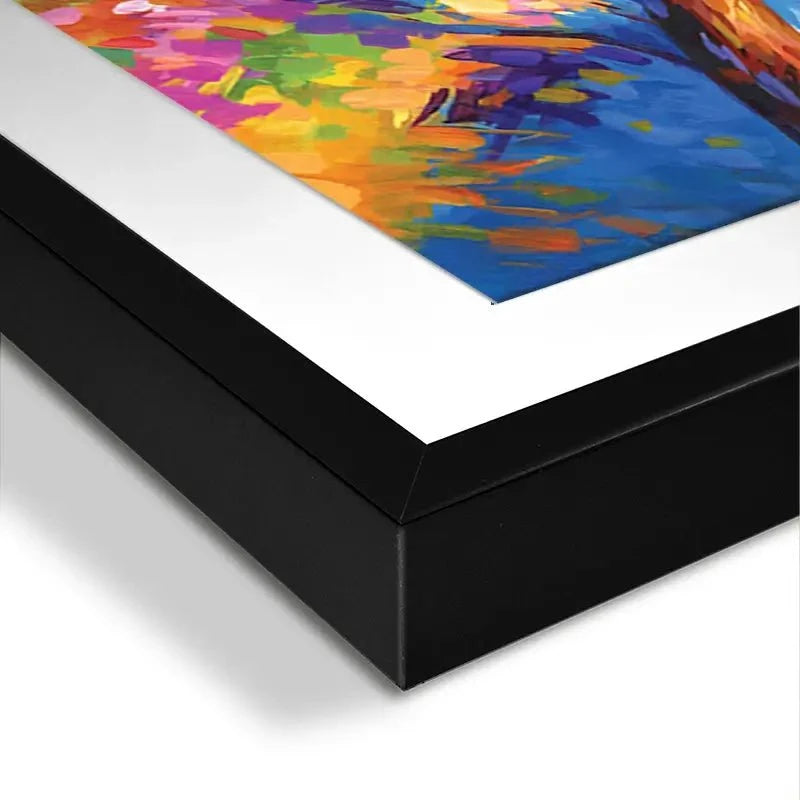 Colourful Tree Of Joy Framed Art Print Colourful Tree Of Joy Framed Art Print wall art product Leon Devenice