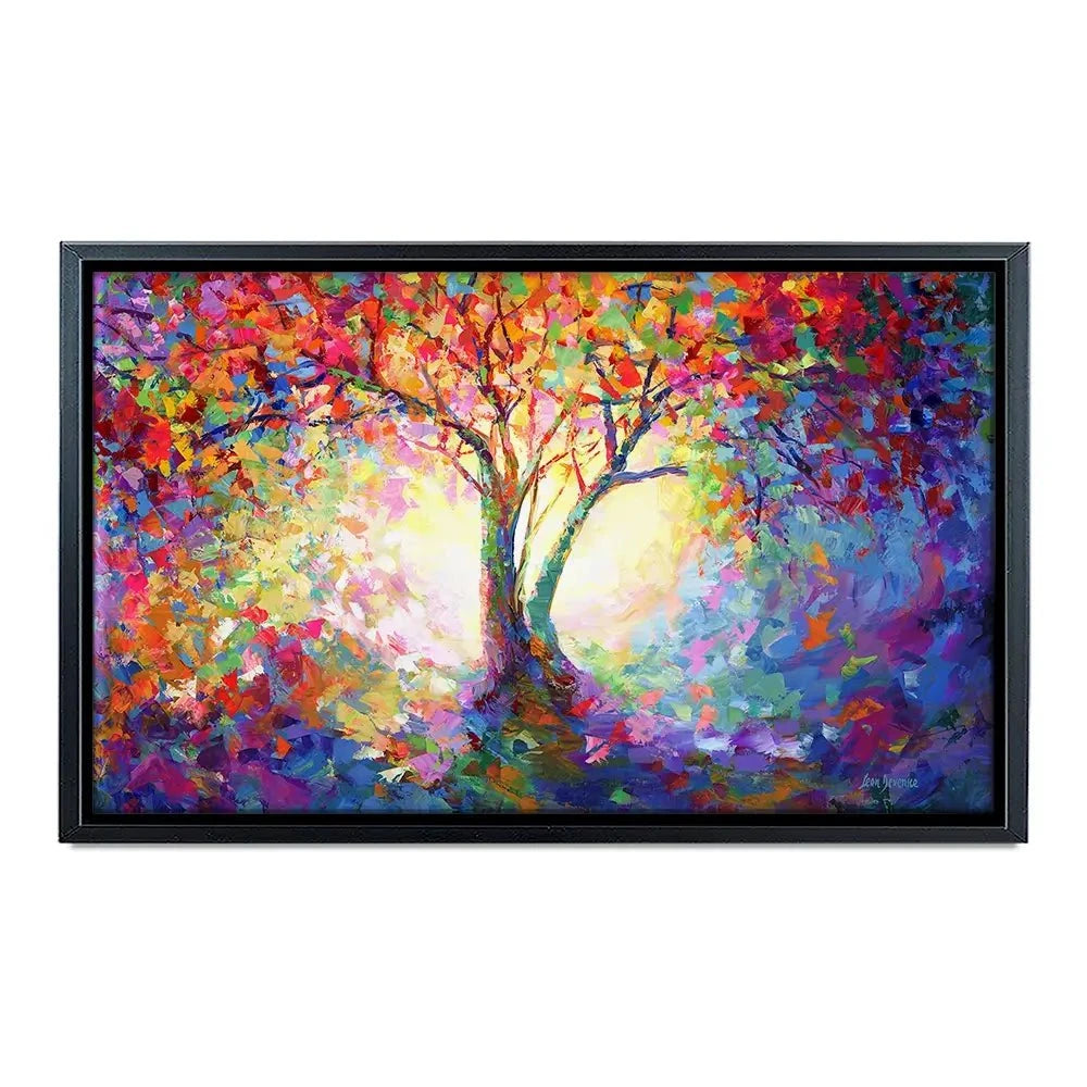 Colourful Tree Of Life Canvas Print Colourful Tree Of Life Canvas Print wall art product Leon Devenice