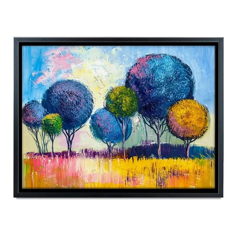 Colourful Trees Canvas Print Colourful Trees Canvas Print wall art product S-BELOV / Shutterstock