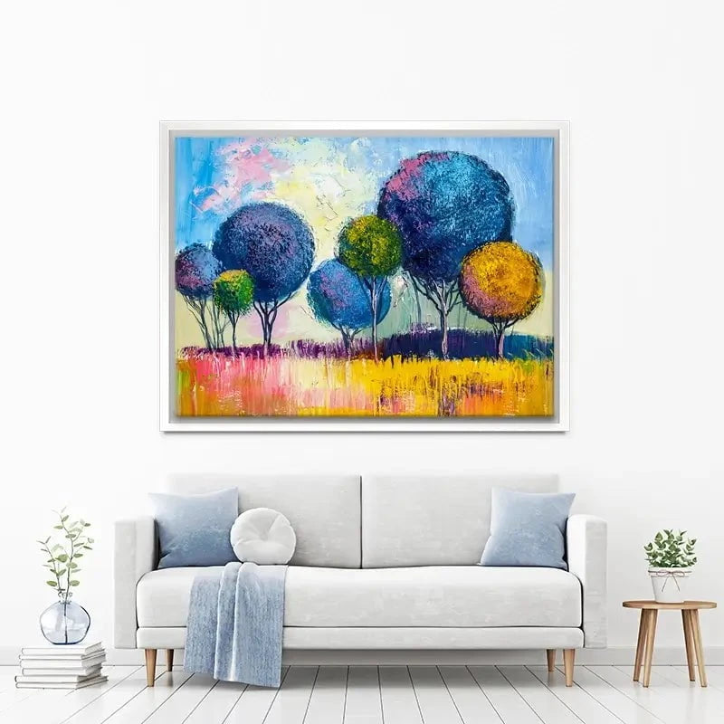 Colourful Trees Canvas Print Colourful Trees Canvas Print wall art product S-BELOV / Shutterstock