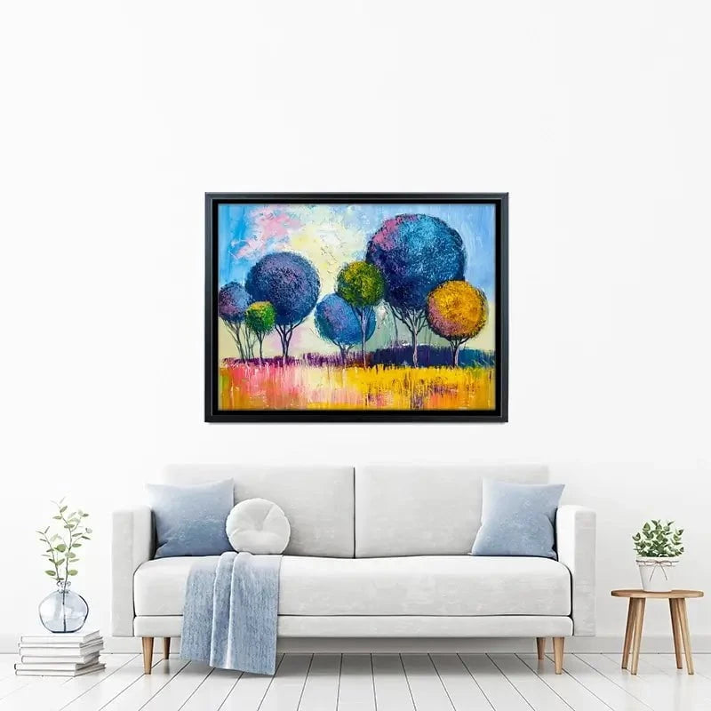 Colourful Trees Canvas Print Colourful Trees Canvas Print wall art product S-BELOV / Shutterstock
