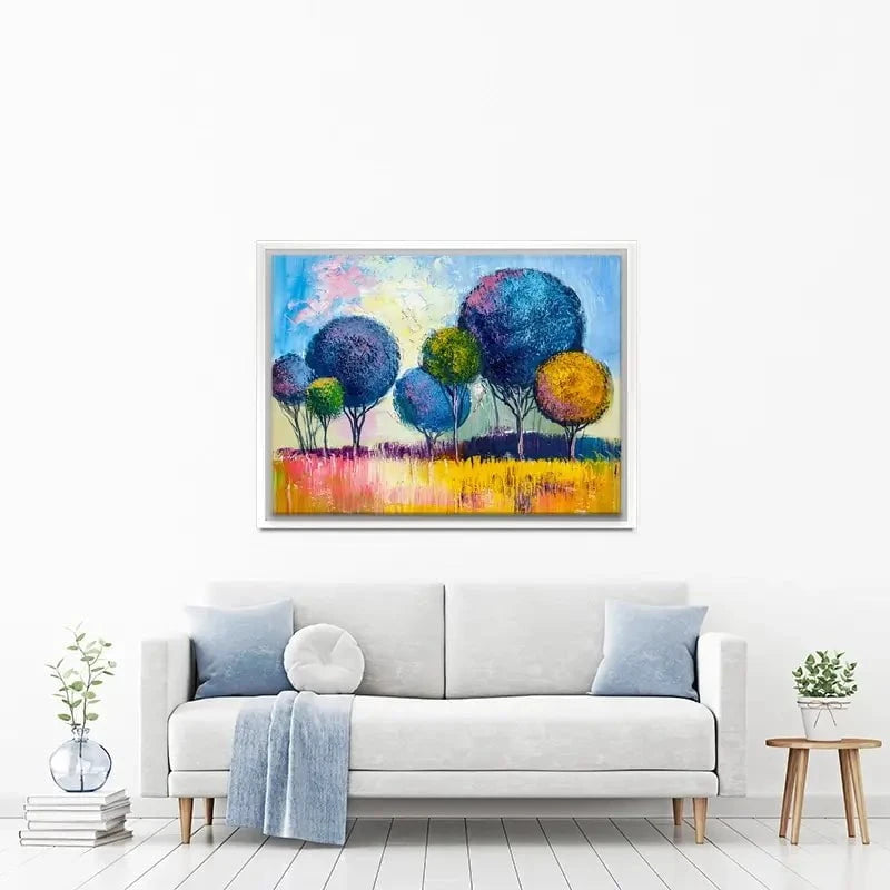 Colourful Trees Canvas Print Colourful Trees Canvas Print wall art product S-BELOV / Shutterstock