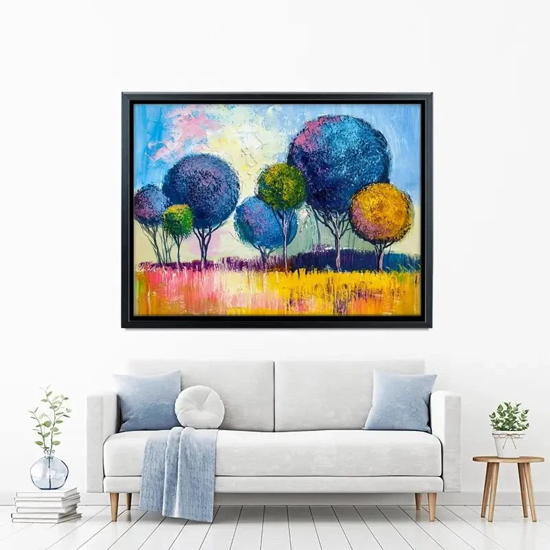 Colourful Trees Canvas Print Colourful Trees Canvas Print wall art product S-BELOV / Shutterstock
