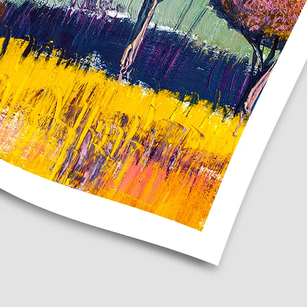 Colourful Trees Square Art Print Colourful Trees Square Art Print wall art product S-Belov / Shutterstock