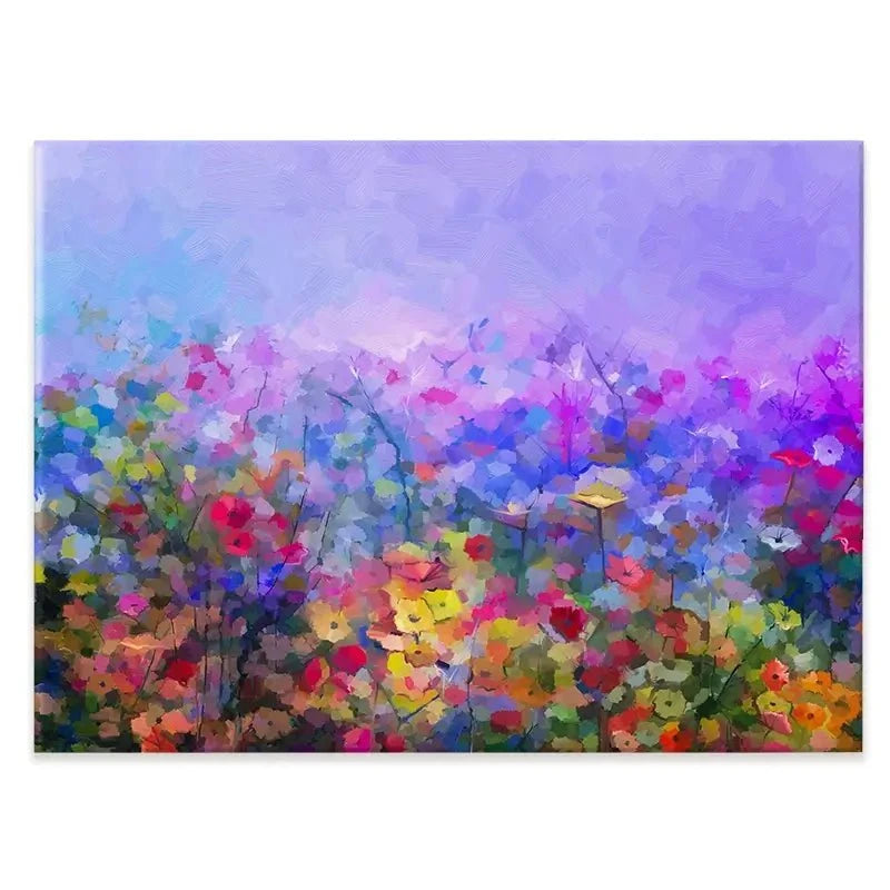 Colourful Wildflowers Canvas Print Colourful Wildflowers Canvas Print wall art product pluie_r / Shutterstock