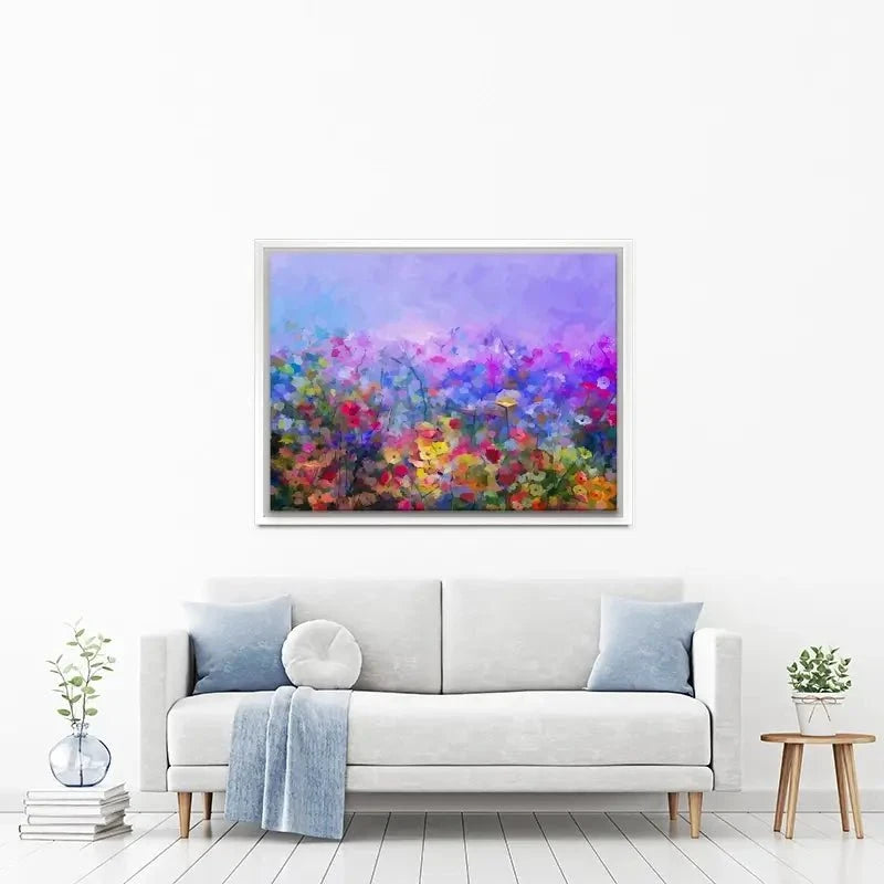 Colourful Wildflowers Canvas Print Colourful Wildflowers Canvas Print wall art product pluie_r / Shutterstock