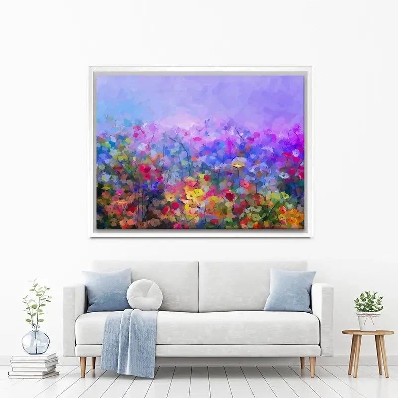 Colourful Wildflowers Canvas Print Colourful Wildflowers Canvas Print wall art product pluie_r / Shutterstock