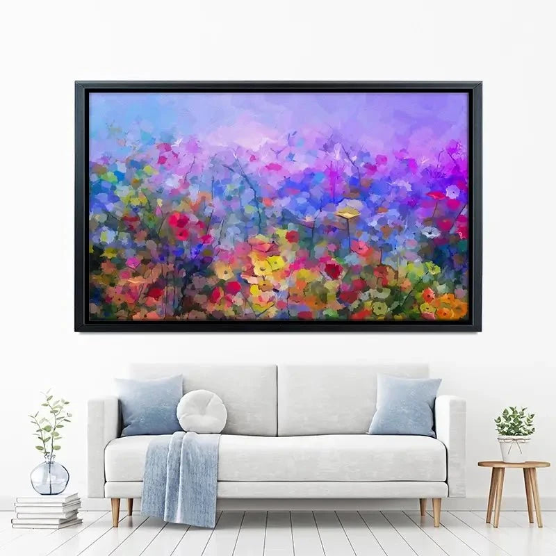 Colourful Wildflowers Canvas Print Colourful Wildflowers Canvas Print wall art product pluie_r / Shutterstock