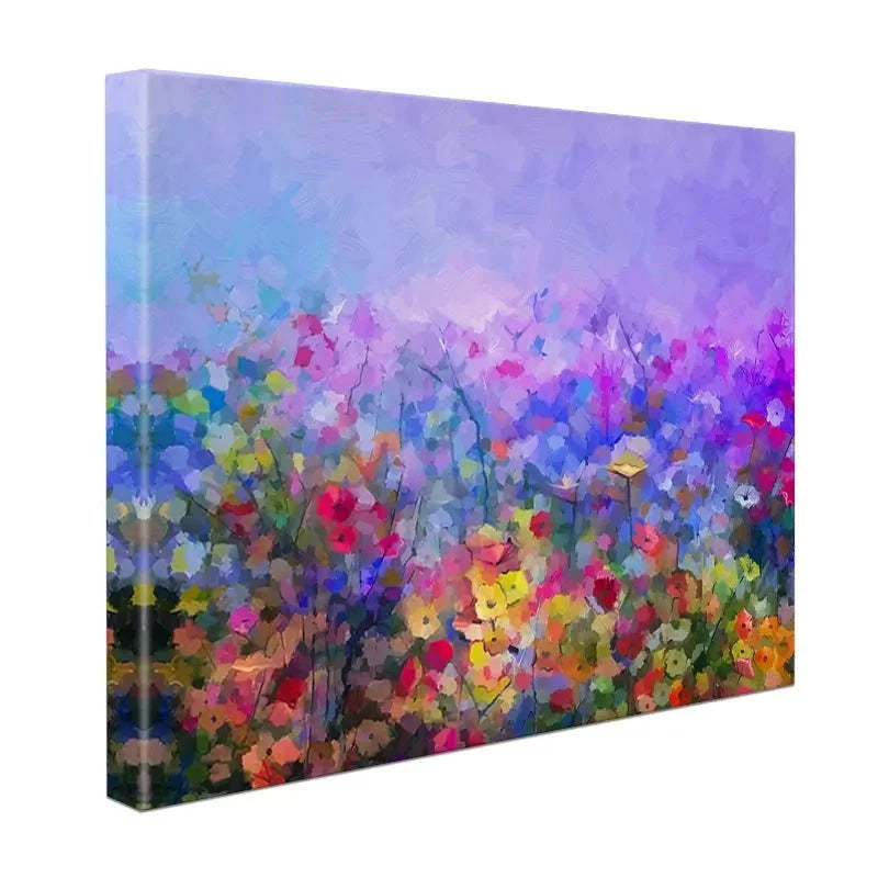 Colourful Wildflowers Canvas Print Colourful Wildflowers Canvas Print wall art product pluie_r / Shutterstock