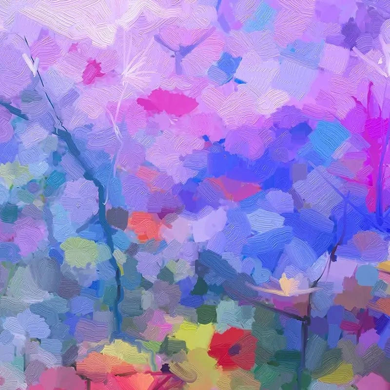 Colourful Wildflowers Canvas Print Colourful Wildflowers Canvas Print wall art product pluie_r / Shutterstock