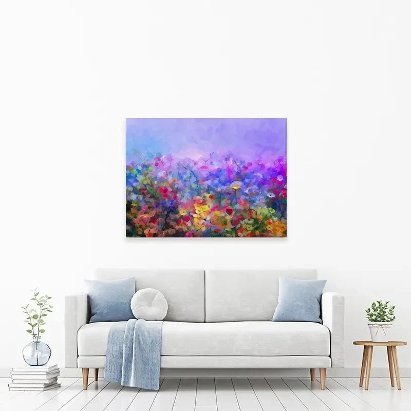 Colourful Wildflowers Canvas Print Colourful Wildflowers Canvas Print wall art product pluie_r / Shutterstock